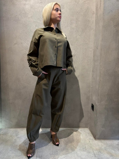  LIZZA PANTS KHAKI - Vesta Donna 