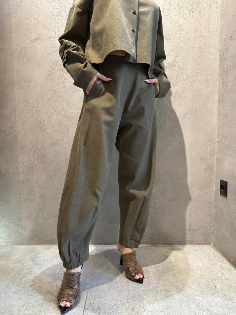  LIZZA PANTS KHAKI - Vesta Donna 