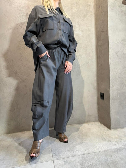  LIZZA PANTS GREY - Vesta Donna 