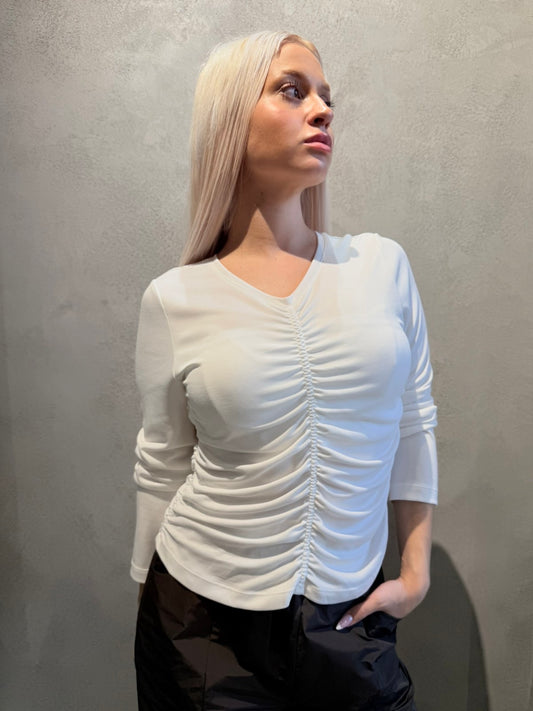  ELLIE TOP WHITE - Vesta Donna 