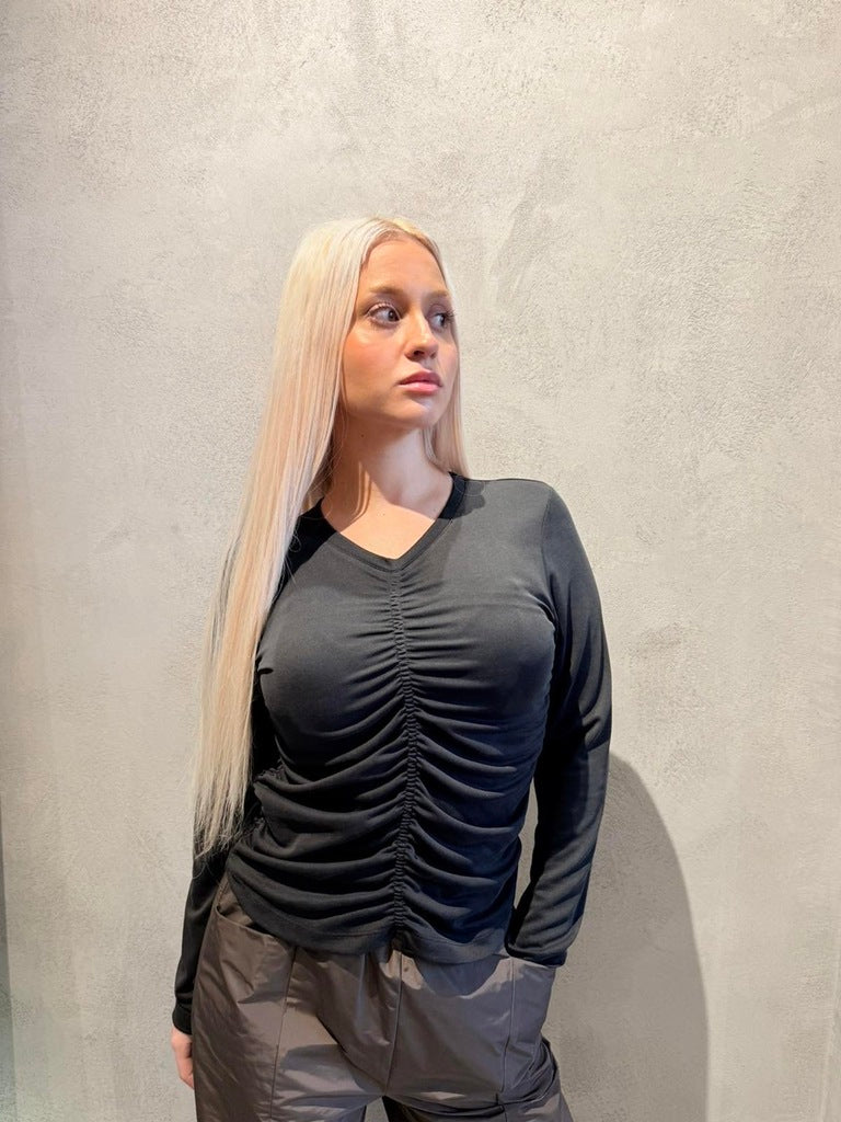  ELLIE TOP BLACK - Vesta Donna 