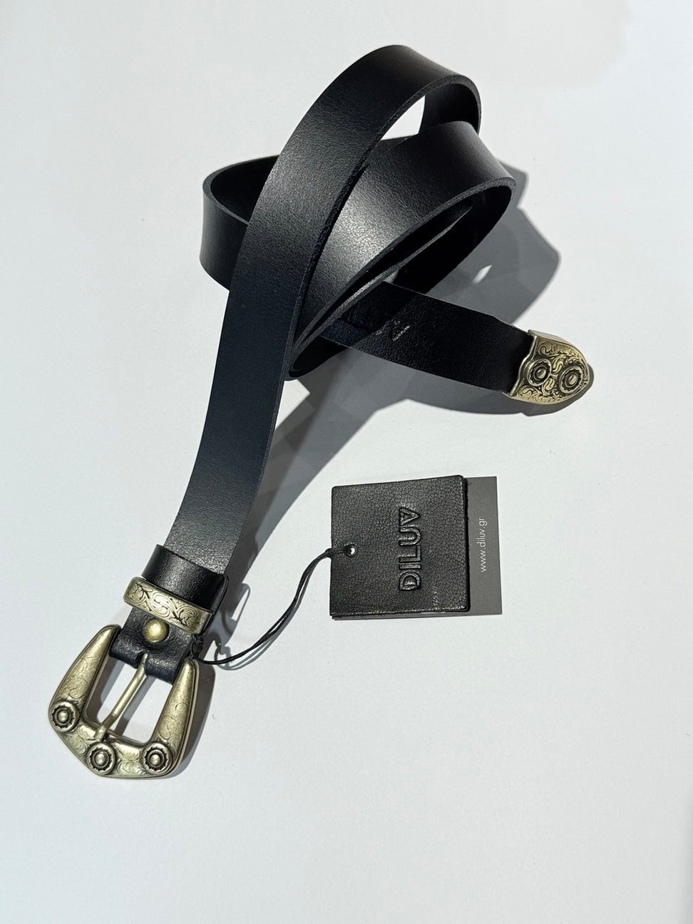  CANDIA BELT BLACK GOLD - Vesta Donna 