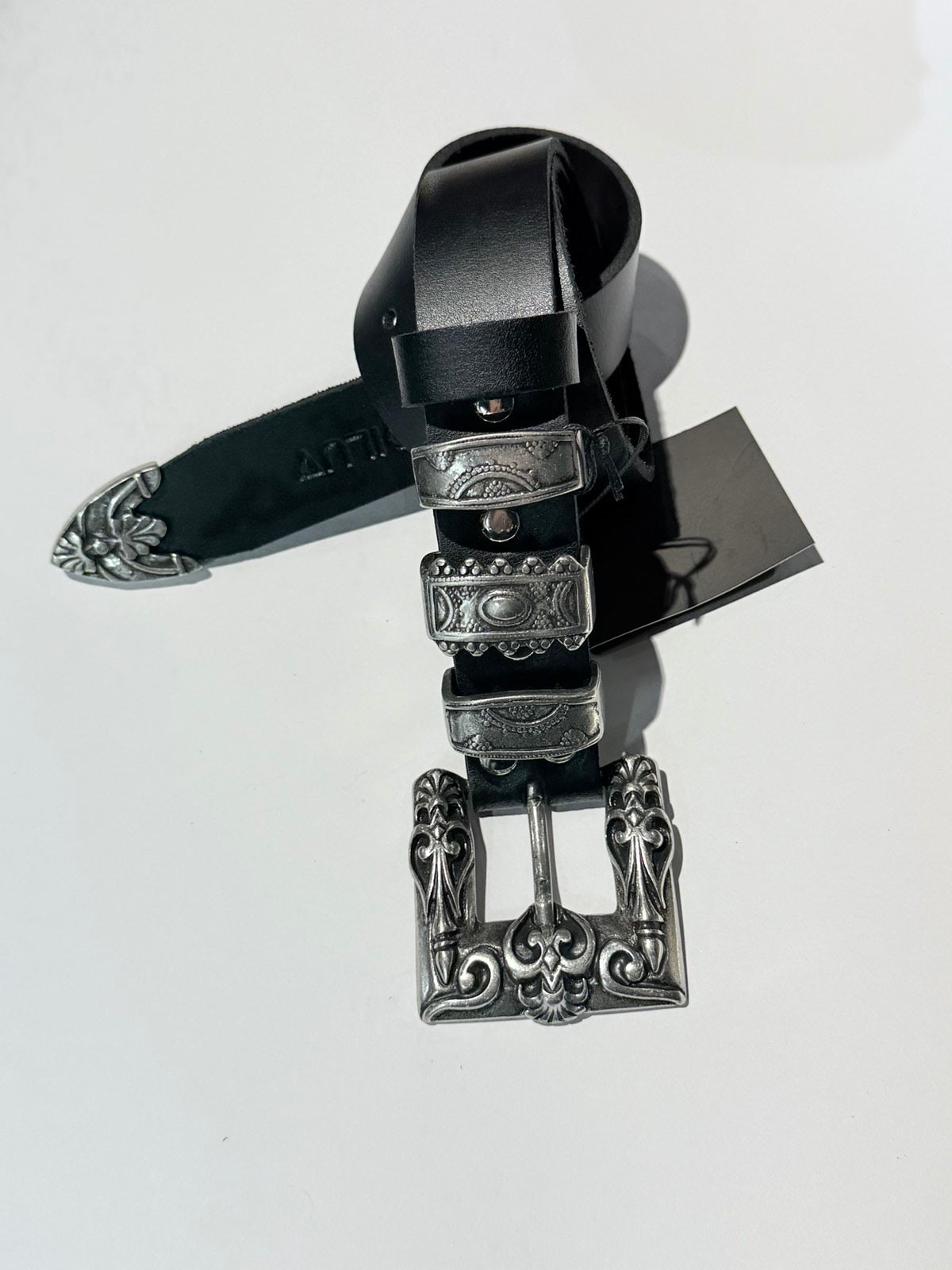  LYSORA BELT BLACK SILVER - Vesta Donna 