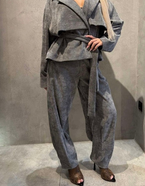  SINDY PANTS GREY - Vesta Donna 