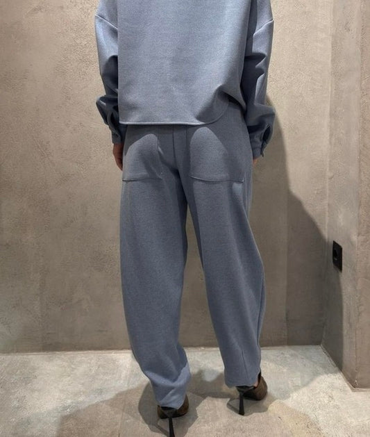  RAIA FLEECE PANTS LIGHT BLUE - Vesta Donna 
