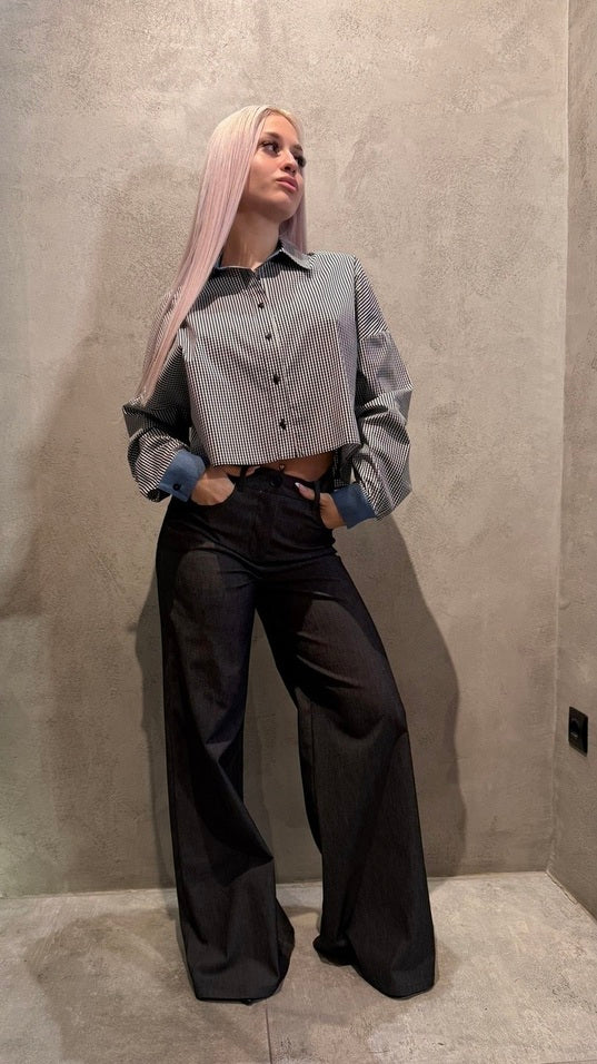  ZETA PANTS DARK GREY - Vesta Donna 