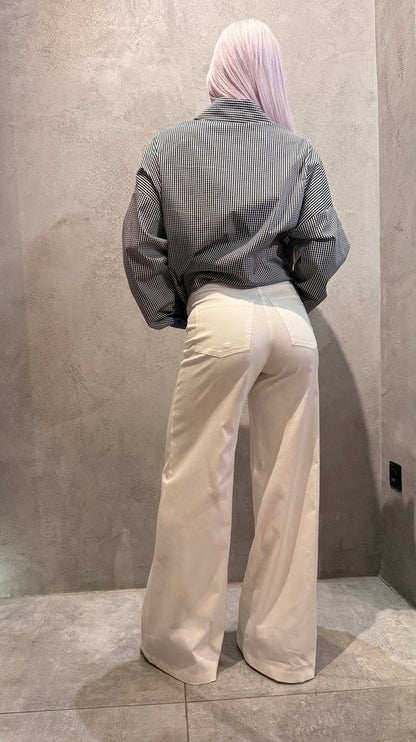  ZETA PANTS WHITE - Vesta Donna 