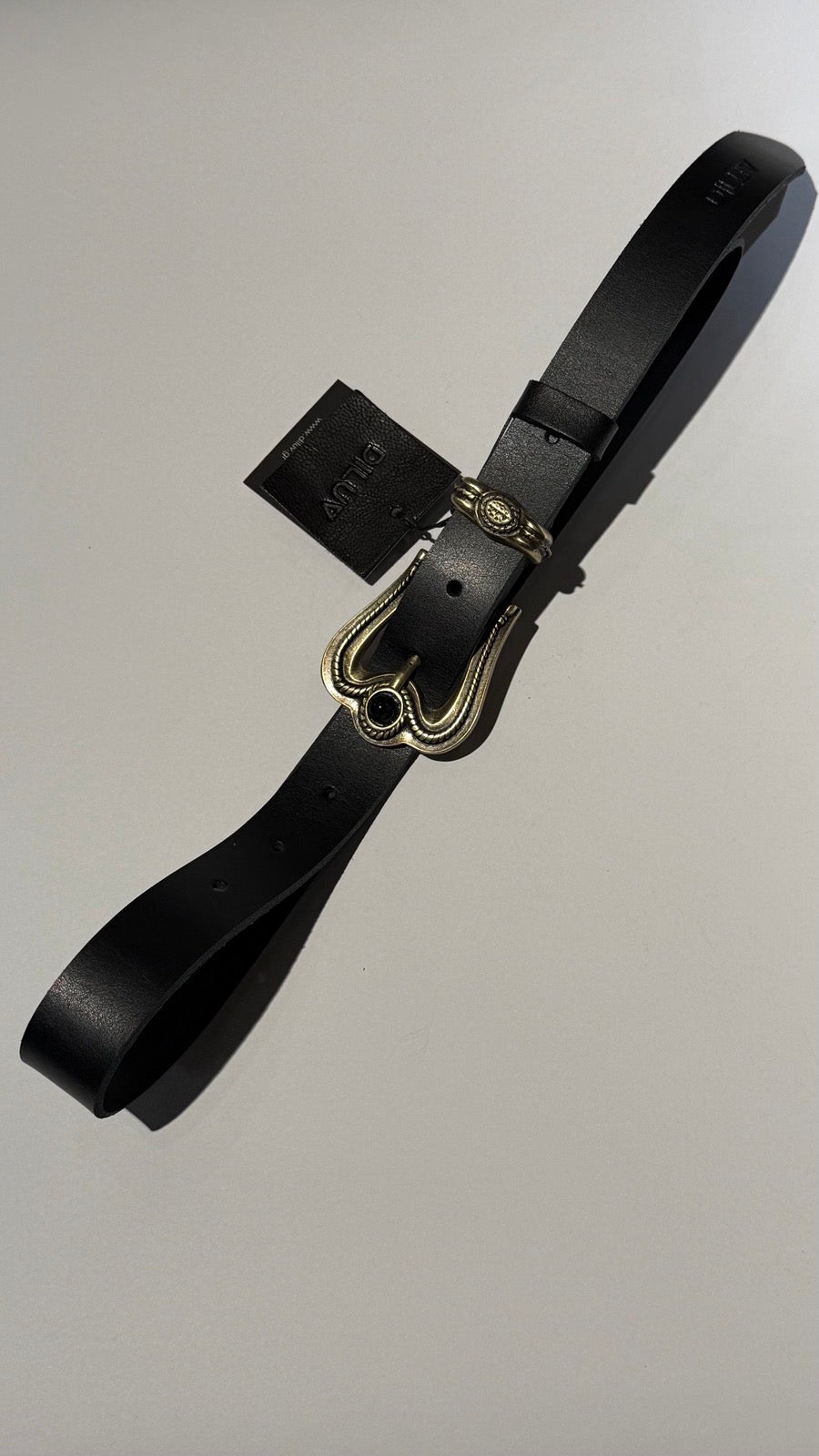  IVY BELT BLACK GOLD - Vesta Donna 