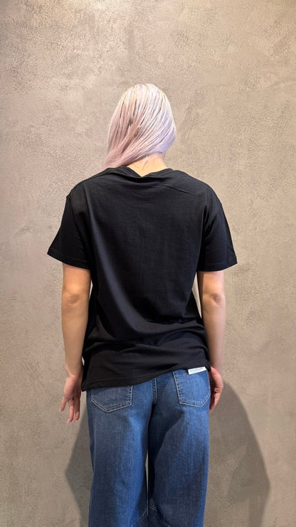  CUPID UNIVERSITY T-SHIRT BLACK - Vesta Donna 