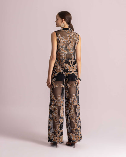  KALLIOPI SLEEVELESS TOP BLACK - Vesta Donna 