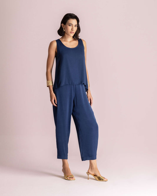  KELLY PANTS BLUE - Vesta Donna 