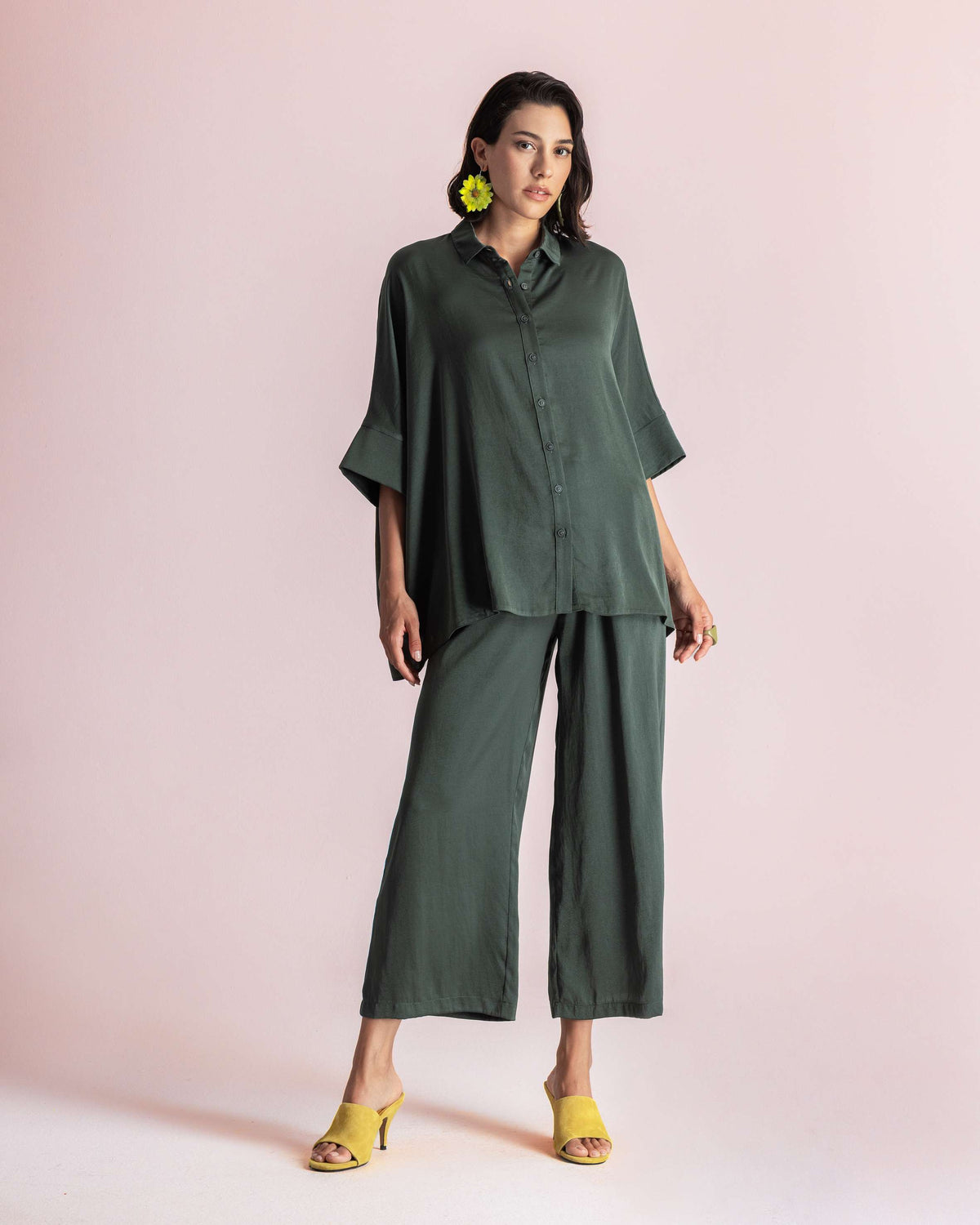  KELLY CULOTTES PANTS KHAKI - Vesta Donna 