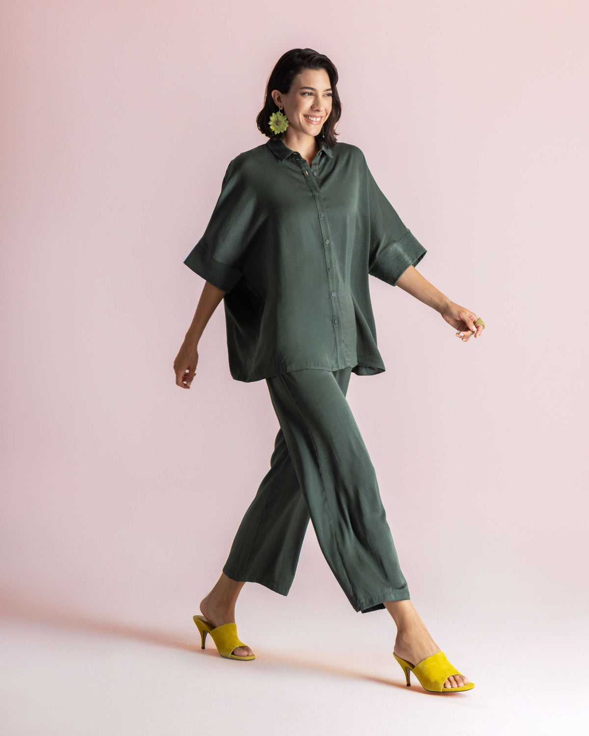  KELLY PANTS KHAKI - Vesta Donna 
