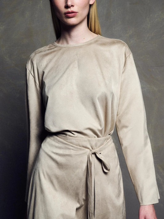  EASE TOP BEIGE - Vesta Donna 
