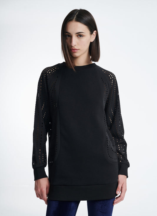  BRONX BLACK SWEATSHIRT - Vesta Donna 