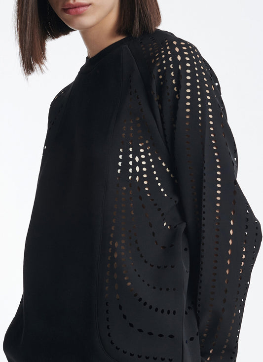  BRONX BLACK SWEATSHIRT - Vesta Donna 