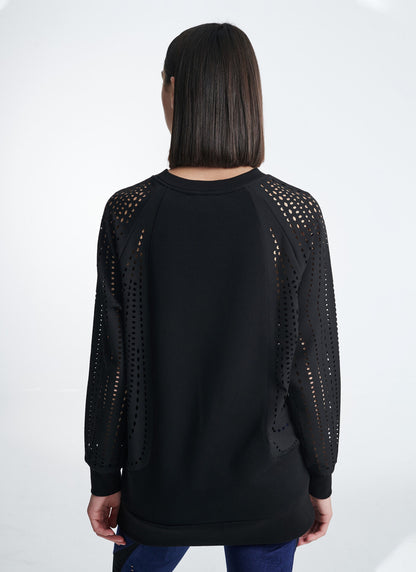  BRONX BLACK SWEATSHIRT - Vesta Donna 