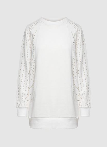  BRONX WHITE SWEATSHIRT - Vesta Donna 