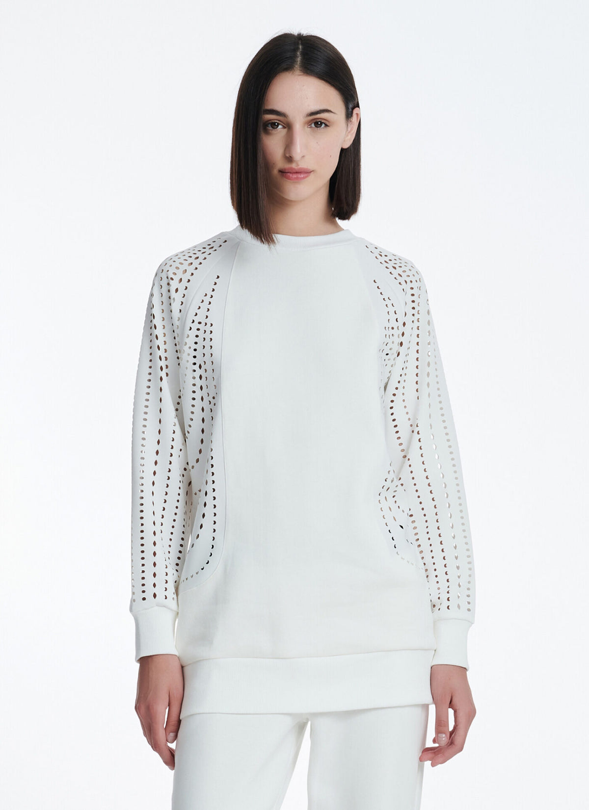  BRONX WHITE SWEATSHIRT - Vesta Donna 