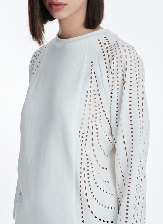  BRONX WHITE SWEATSHIRT - Vesta Donna 