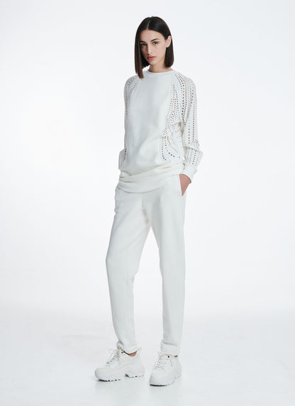  BRONX WHITE SWEATSHIRT - Vesta Donna 