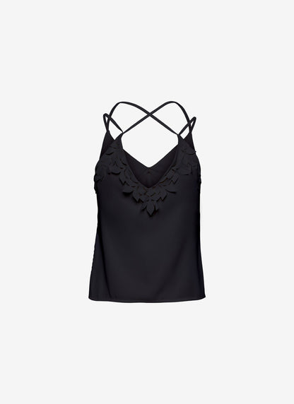  TANTUM TOP BLACK - Vesta Donna 