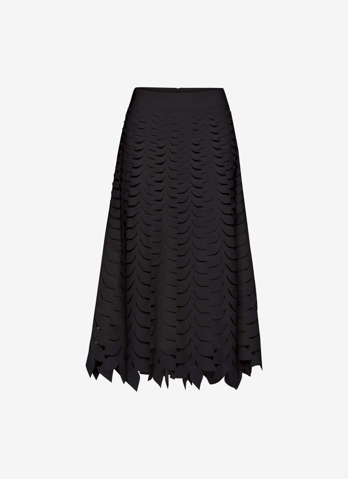 LUISA MIDI SKIRT A-LINE BLACK - Vesta Donna 