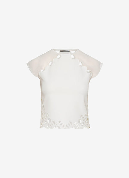  LEYLA TOP WHITE - Vesta Donna 
