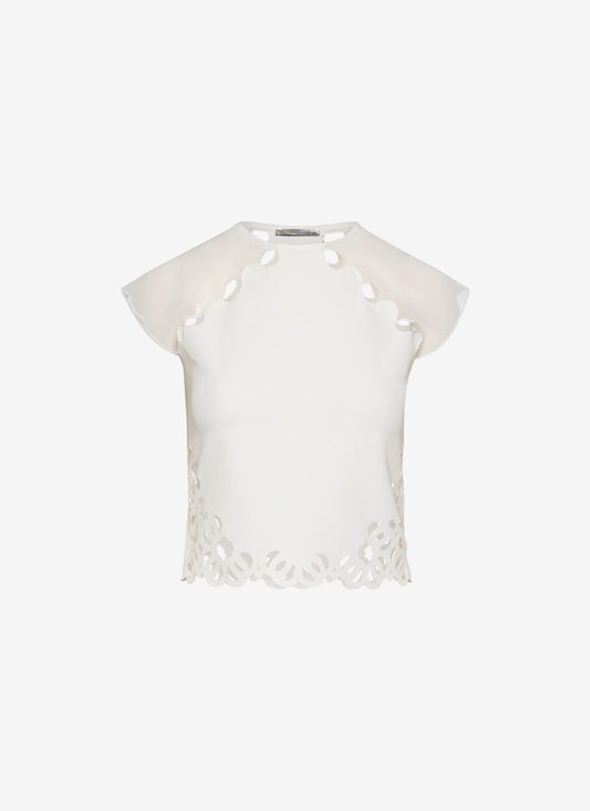  LEYLA TOP WHITE - Vesta Donna 