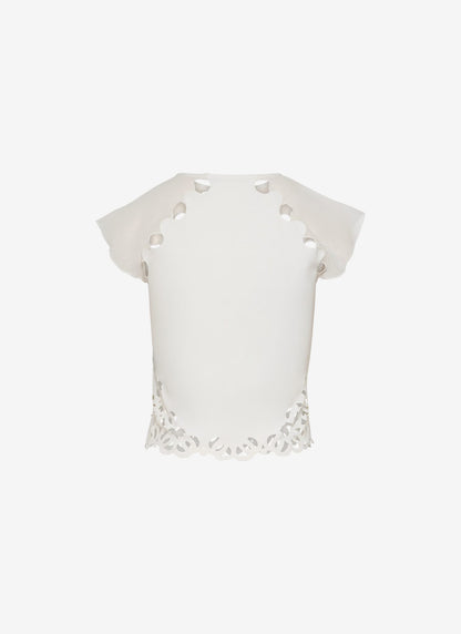  LEYLA TOP WHITE - Vesta Donna 