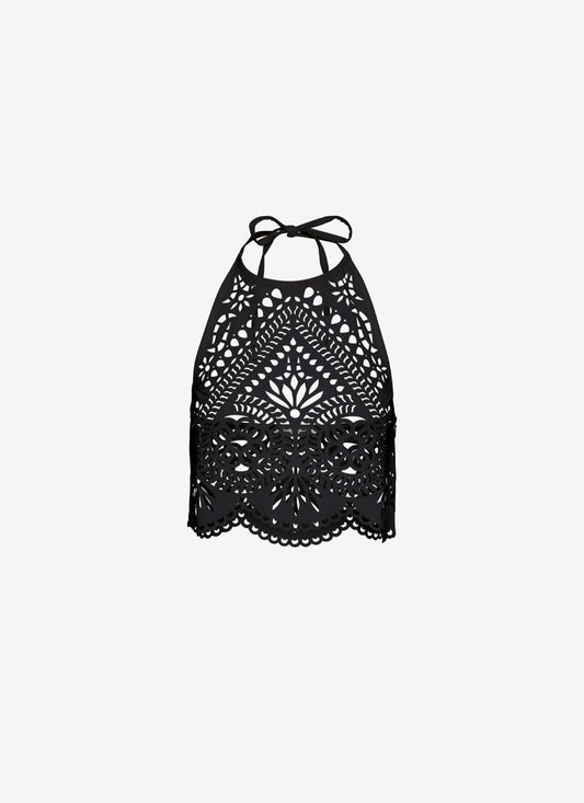  FRANCA TOP BLACK - Vesta Donna 