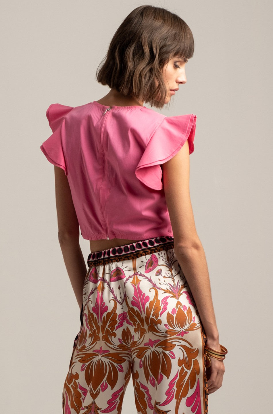  PETAL TOP PINK - Vesta Donna 