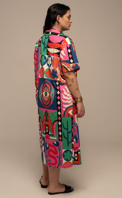  EUPHORIA SHIRT DRESS - Vesta Donna 