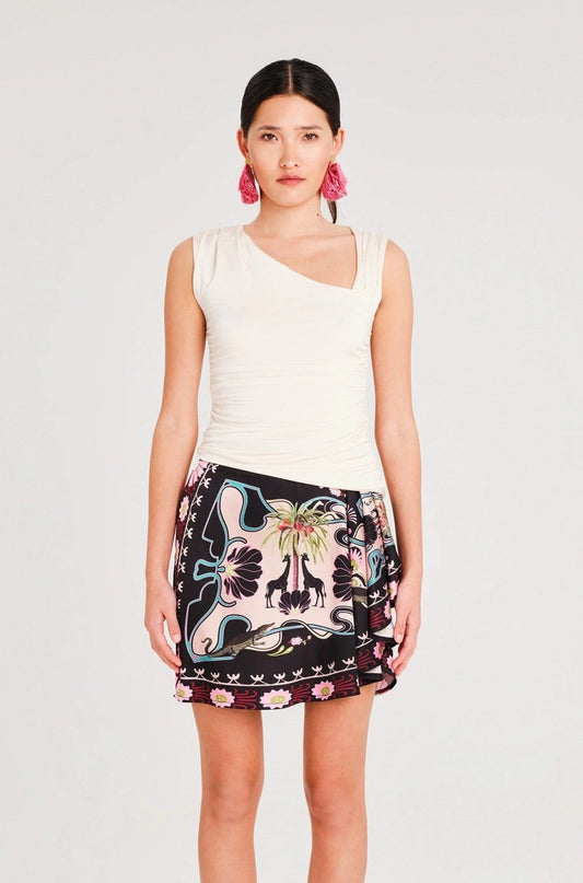  TEMPLE TOP OFF WHITE - Vesta Donna 