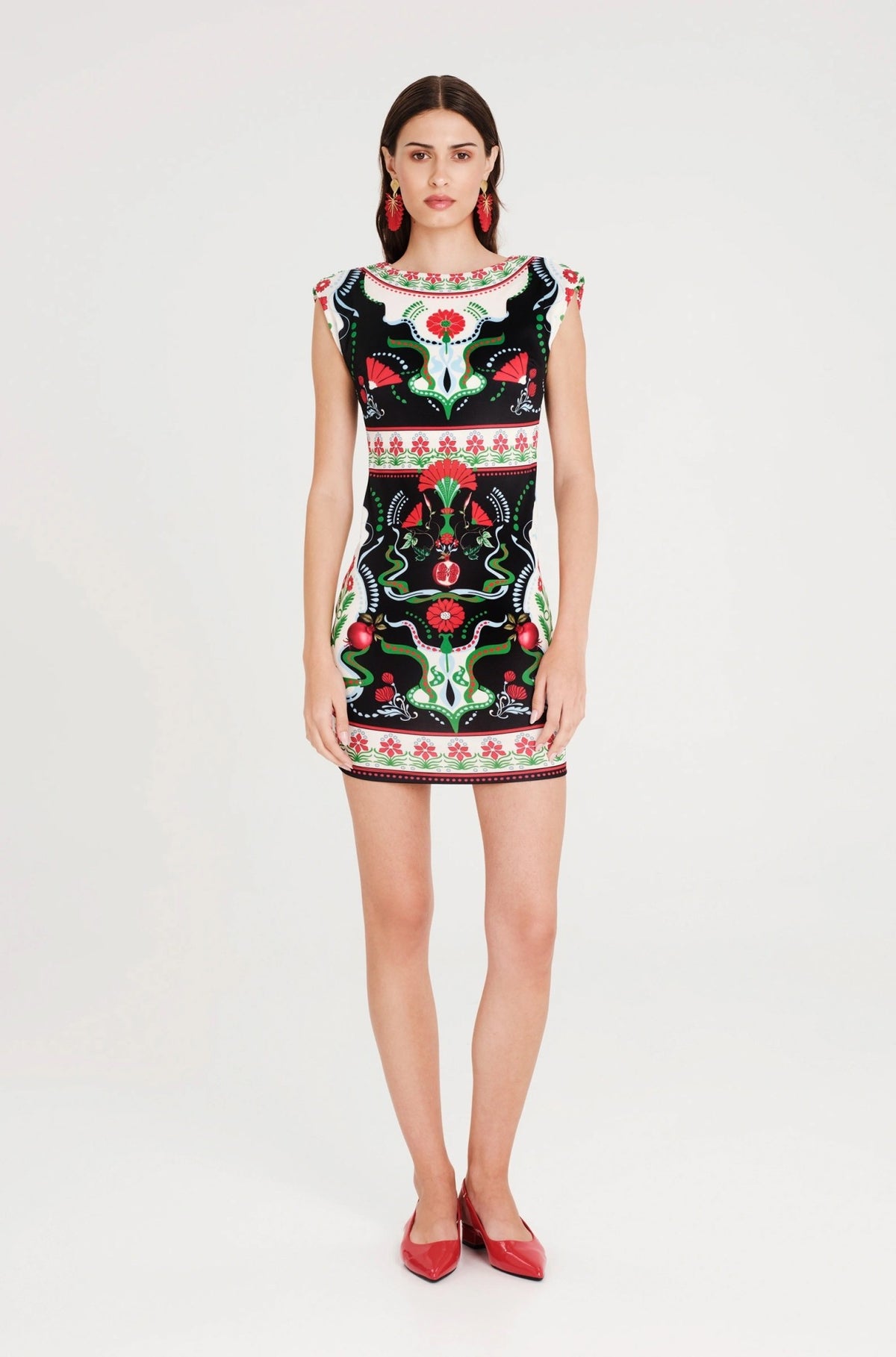  POMEGRANATE BODYCON DRESS - Vesta Donna 