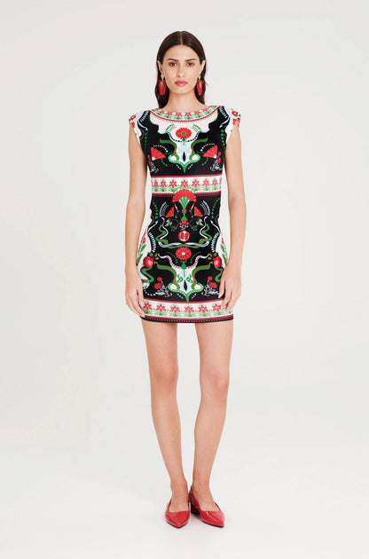  POMEGRANATE BODYCON DRESS - Vesta Donna 