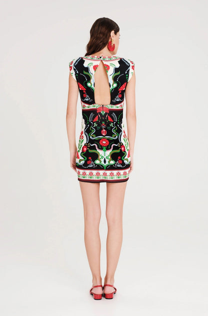  POMEGRANATE BODYCON DRESS - Vesta Donna 