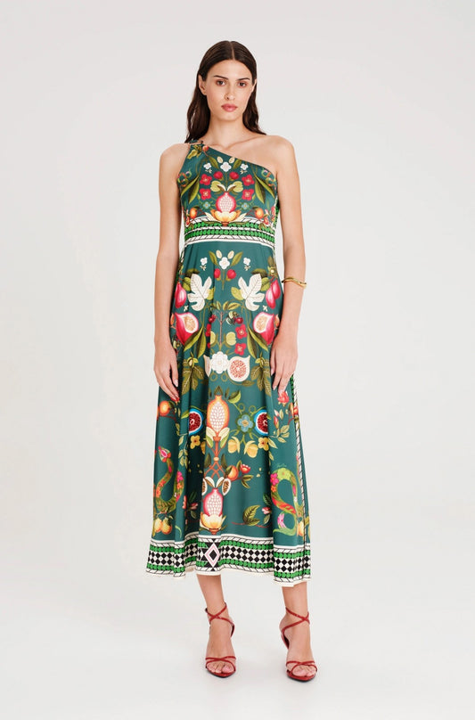  NECTAR ONE SHOULDER LONG DRESS - Silky - Vesta Donna 