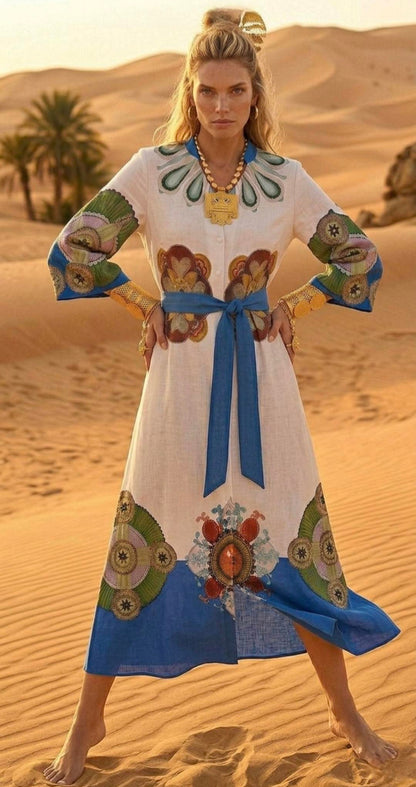  MEDUSSA LONG DRESS - Vesta Donna 