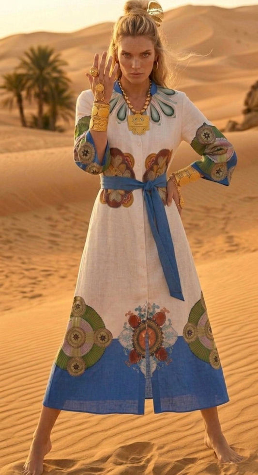  MEDUSSA LONG DRESS - Vesta Donna 