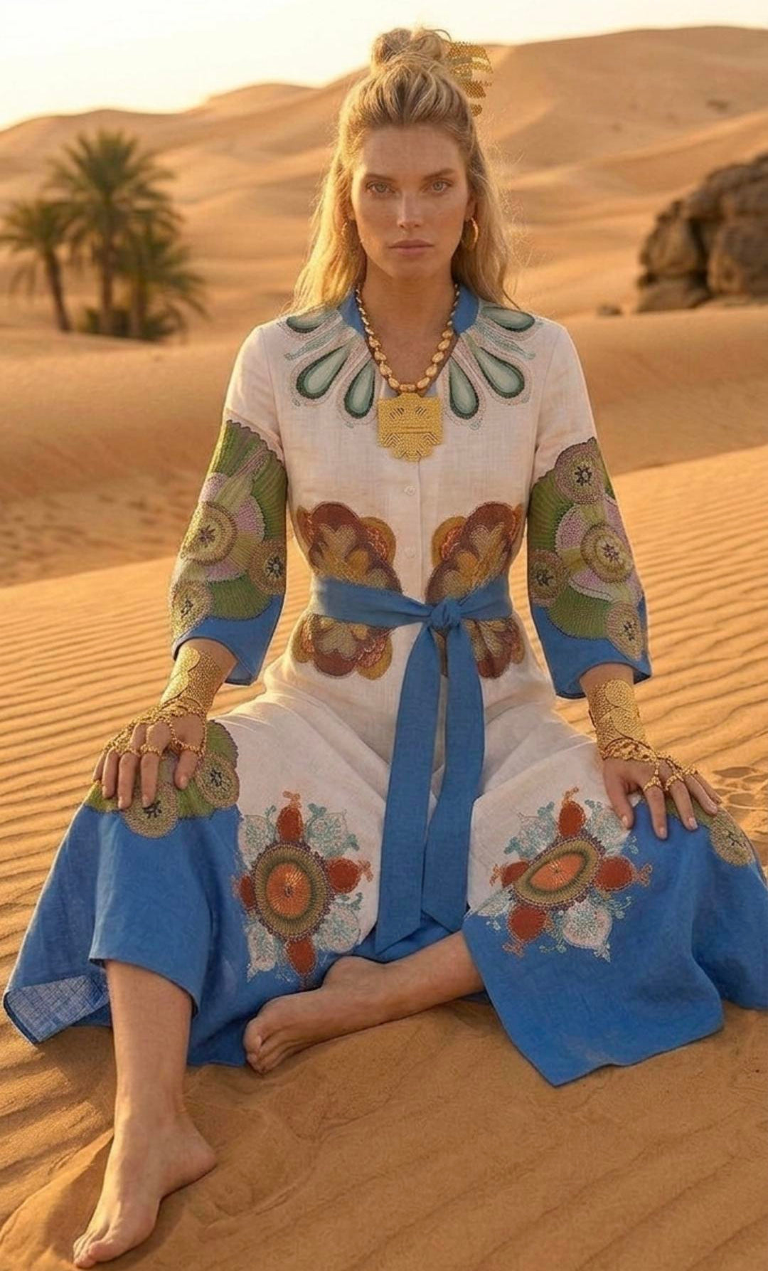  MEDUSSA LONG DRESS - Vesta Donna 