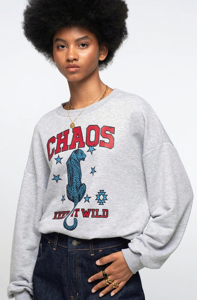  TIGRIS SWEATER GREY - Vesta Donna 