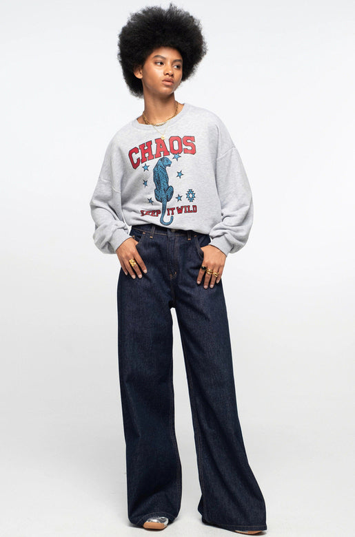  TIGRIS SWEATER GREY - Vesta Donna 