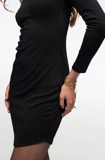  OBSIDIAN BODYCON MINI DRESS - Vesta Donna 