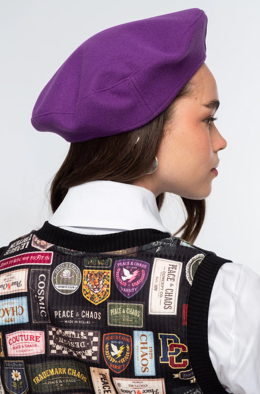  ELITE BERET PURPLE - Vesta Donna 
