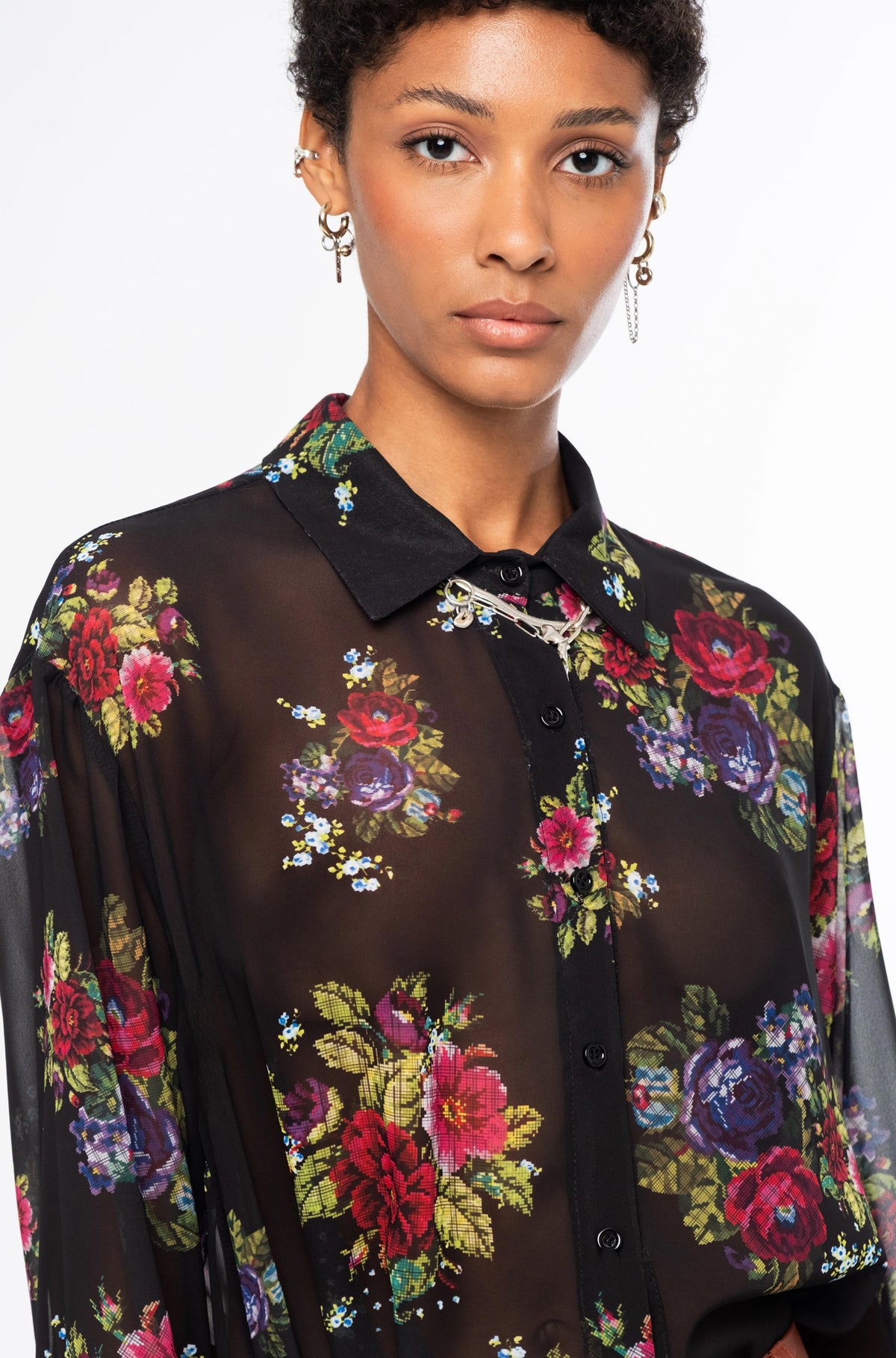  BOUQUET SHIRT - Vesta Donna 