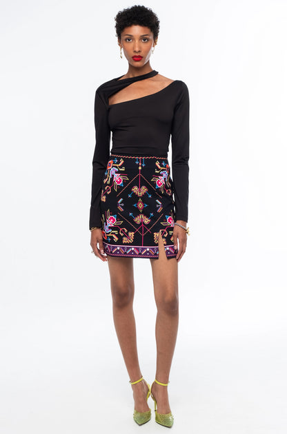  EMBLEM MINI SKIRT - Vesta Donna 