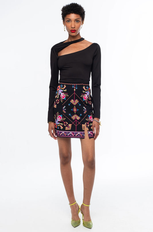  EMBLEM MINI SKIRT - Vesta Donna 
