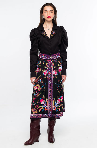  EMBLEM MIDI SKIRT - Vesta Donna 