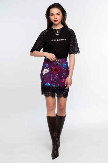  VIOLET MINI SKIRT - Vesta Donna 